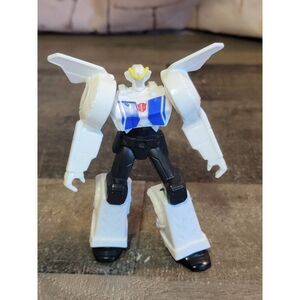 McDonalds 2016 Hasbro white transformer robot toy figure